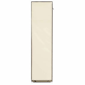 vidaXL Wardrobe with Shelves and Rods Cream 150x45x175cm Fabric