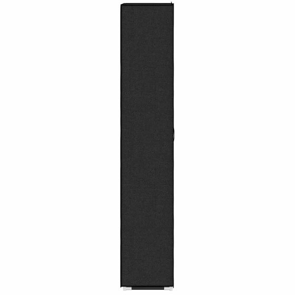 vidaXL Shoe Cabinet Black 60x30x166 cm Fabric