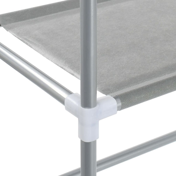 vidaXL Washing Machine Rack 3 Shelves Silver 69x28x169 cm