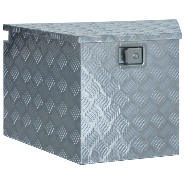 vidaXL Aluminum Box 737/381 x 410 x 460 mm Silver