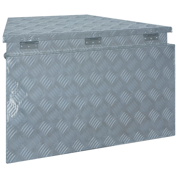 vidaXL Aluminum Box 737/381 x 410 x 460 mm Silver