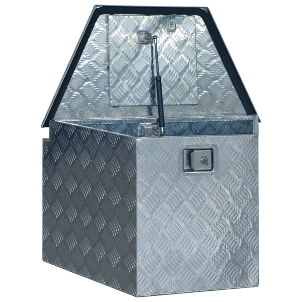 vidaXL Aluminum Box 737/381 x 410 x 460 mm Silver