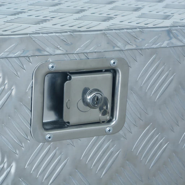 vidaXL Aluminum Box 737/381 x 410 x 460 mm Silver