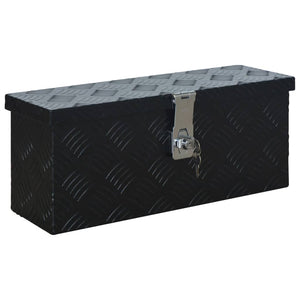 vidaXL Aluminum Box 485 x 140 x 200 mm Black