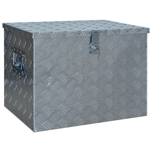 vidaXL Aluminum Storage Box 610 x 430 x 455 mm Silver