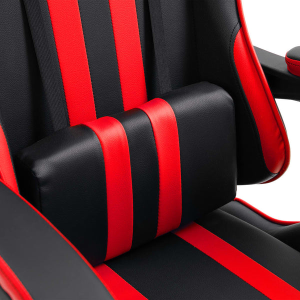 vidaXL Gaming Chair Red Faux Leather