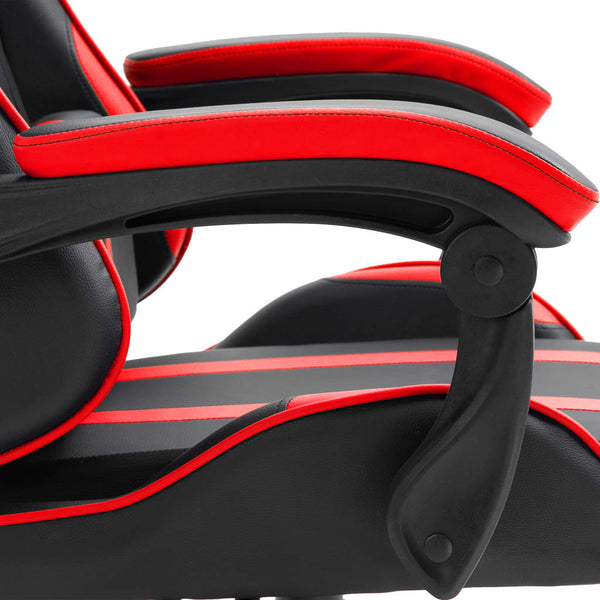 vidaXL Gaming Chair Red Faux Leather