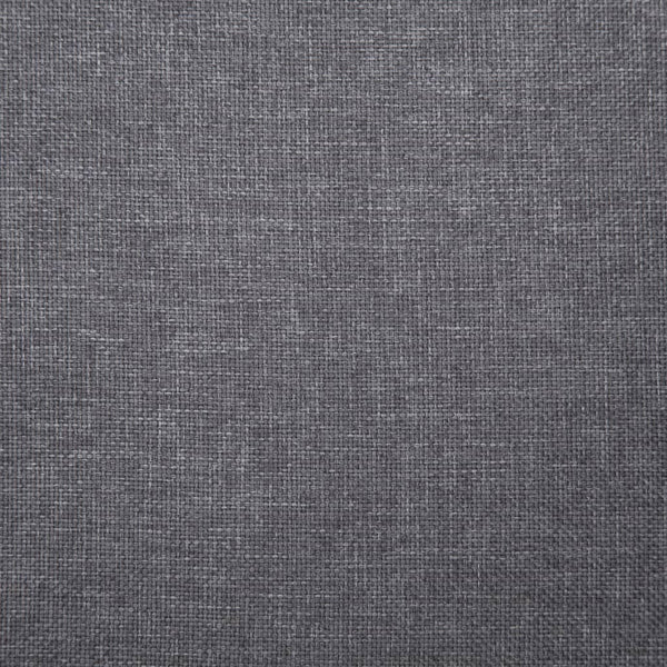 vidaXL Storage Bench 116 cm Light Grey Polyester