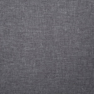 vidaXL Storage Bench 116 cm Light Grey Polyester