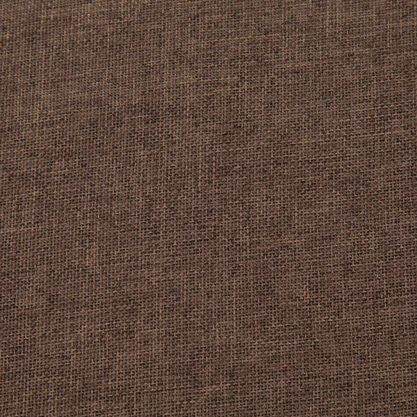 vidaXL Storage Bench 116 cm Brown Polyester