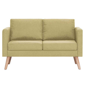 vidaXL 2-Seater Sofa Fabric Green