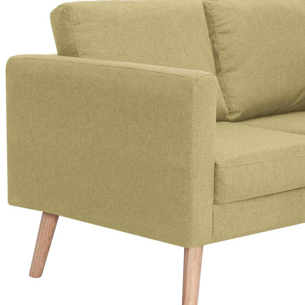 vidaXL 2-Seater Sofa Fabric Green