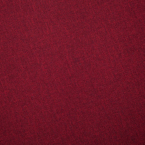 vidaXL 3-Seater Sofa Fabric Wine Red