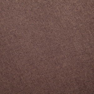 vidaXL 3-Seater Sofa Fabric Brown