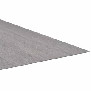 vidaXL Flooring Planks 5.11 m² 55 pcs PVC Dark Grey Mélange
