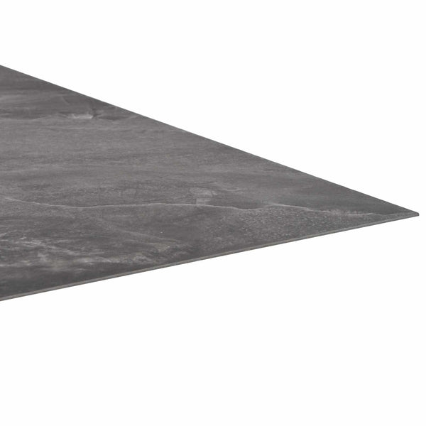 vidaXL Flooring Planks 5.11 m² 55 pcs PVC Black and White