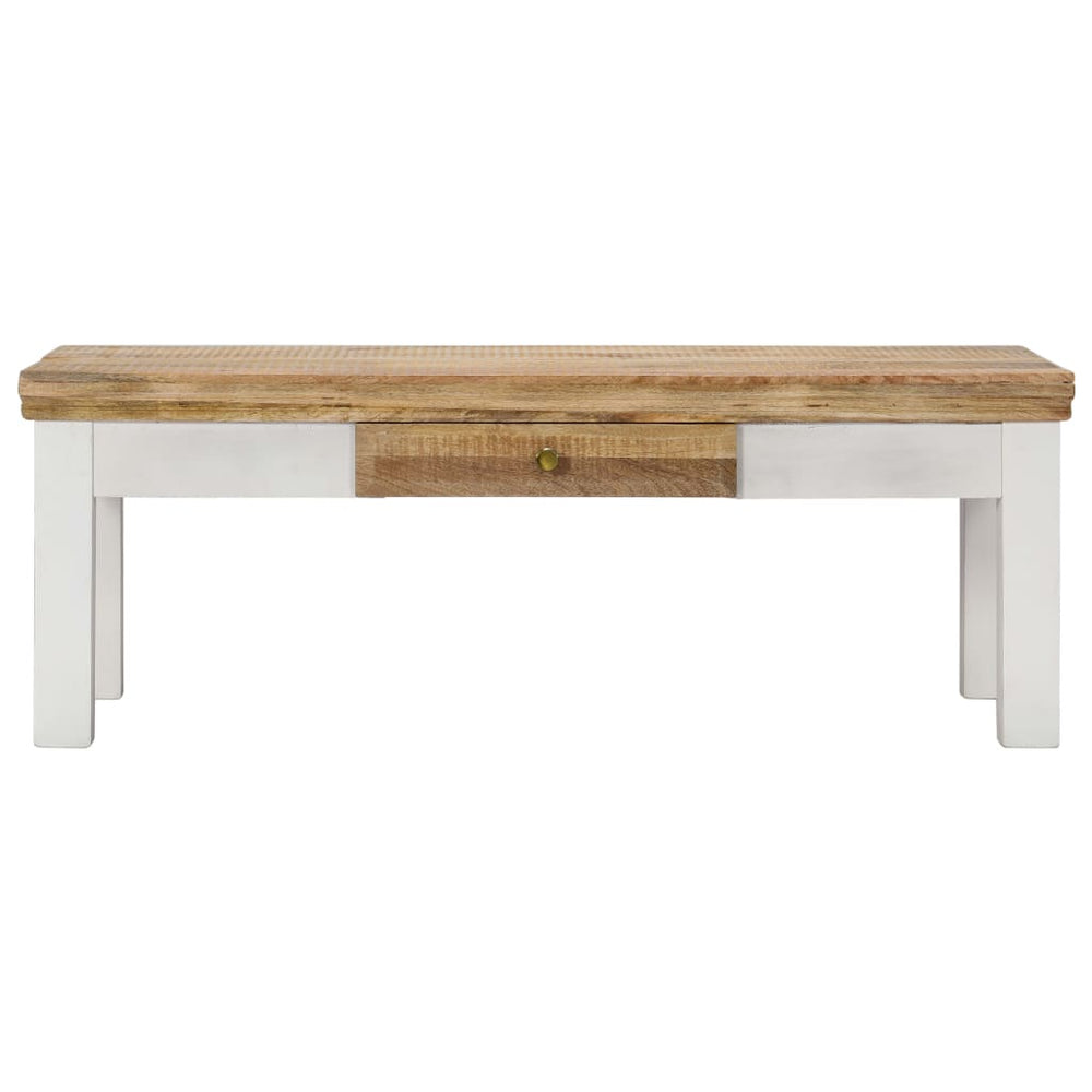 vidaXL Coffee Table 110x50x40 cm Solid Mango Wood