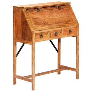 vidaXL Desk 90x40x107 cm Solid Acacia Wood