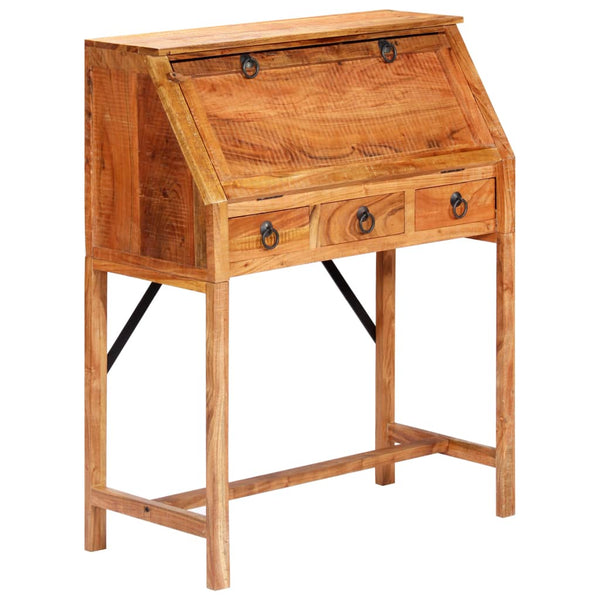 vidaXL Desk 90x40x107 cm Solid Acacia Wood