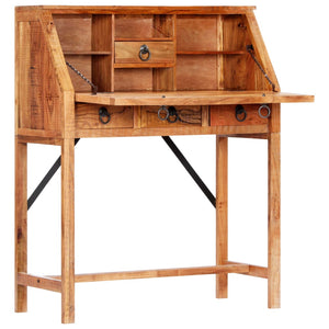 vidaXL Desk 90x40x107 cm Solid Acacia Wood