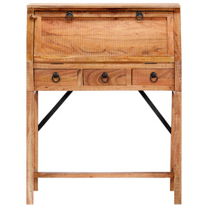 vidaXL Desk 90x40x107 cm Solid Acacia Wood