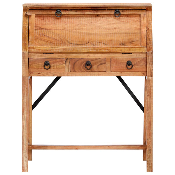 vidaXL Desk 90x40x107 cm Solid Acacia Wood