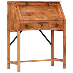 vidaXL Desk 90x40x107 cm Solid Acacia Wood