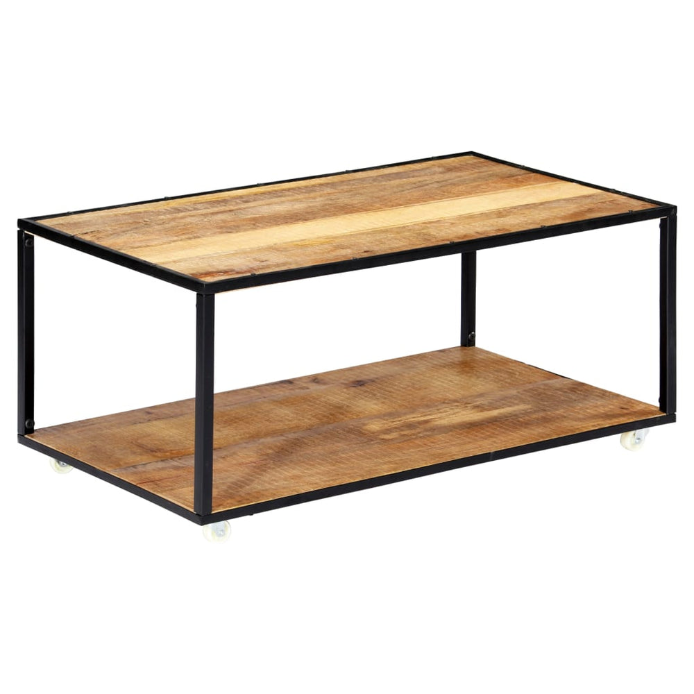 vidaXL Coffee Table 90x50x40 cm Solid Reclaimed Wood