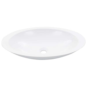 vidaXL Wash Basin 59.3 x 35.1 x 10.7 cm Mineral Cast/Marble Cast White