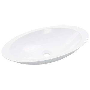 vidaXL Wash Basin 59.3 x 35.1 x 10.7 cm Mineral Cast/Marble Cast White
