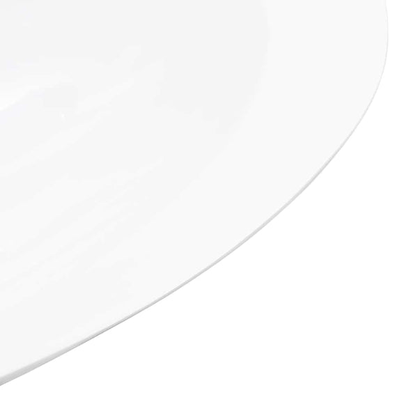 vidaXL Wash Basin 59.3 x 35.1 x 10.7 cm Mineral Cast/Marble Cast White
