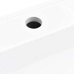 vidaXL Wash Basin 50 x 50 x 12.3 cm Mineral Cast/Marble Cast White