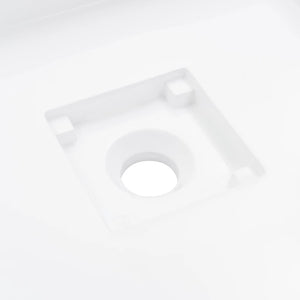 vidaXL Wash Basin 50 x 50 x 12.3 cm Mineral Cast/Marble Cast White