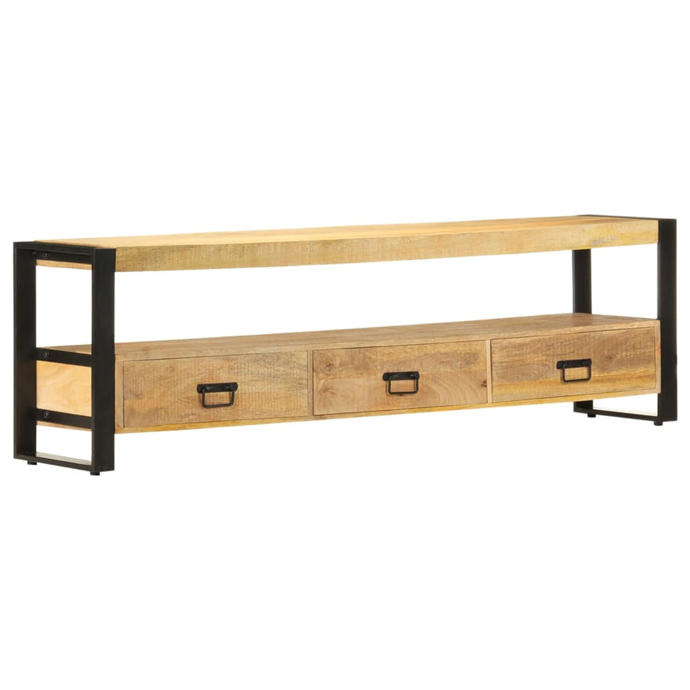 vidaXL TV Cabinet 150 x 30 x 45 cm Solid Mango Wood