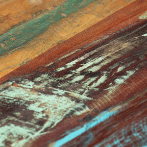 vidaXL Coffee Table 120x50x30 cm Solid Reclaimed Wood and Steel