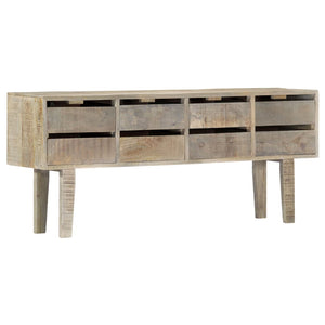 vidaXL Sideboard 140x30x60 cm Solid Mango Wood