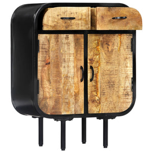 vidaXL Sideboard 60x30x75 cm Solid Mango Wood and Iron