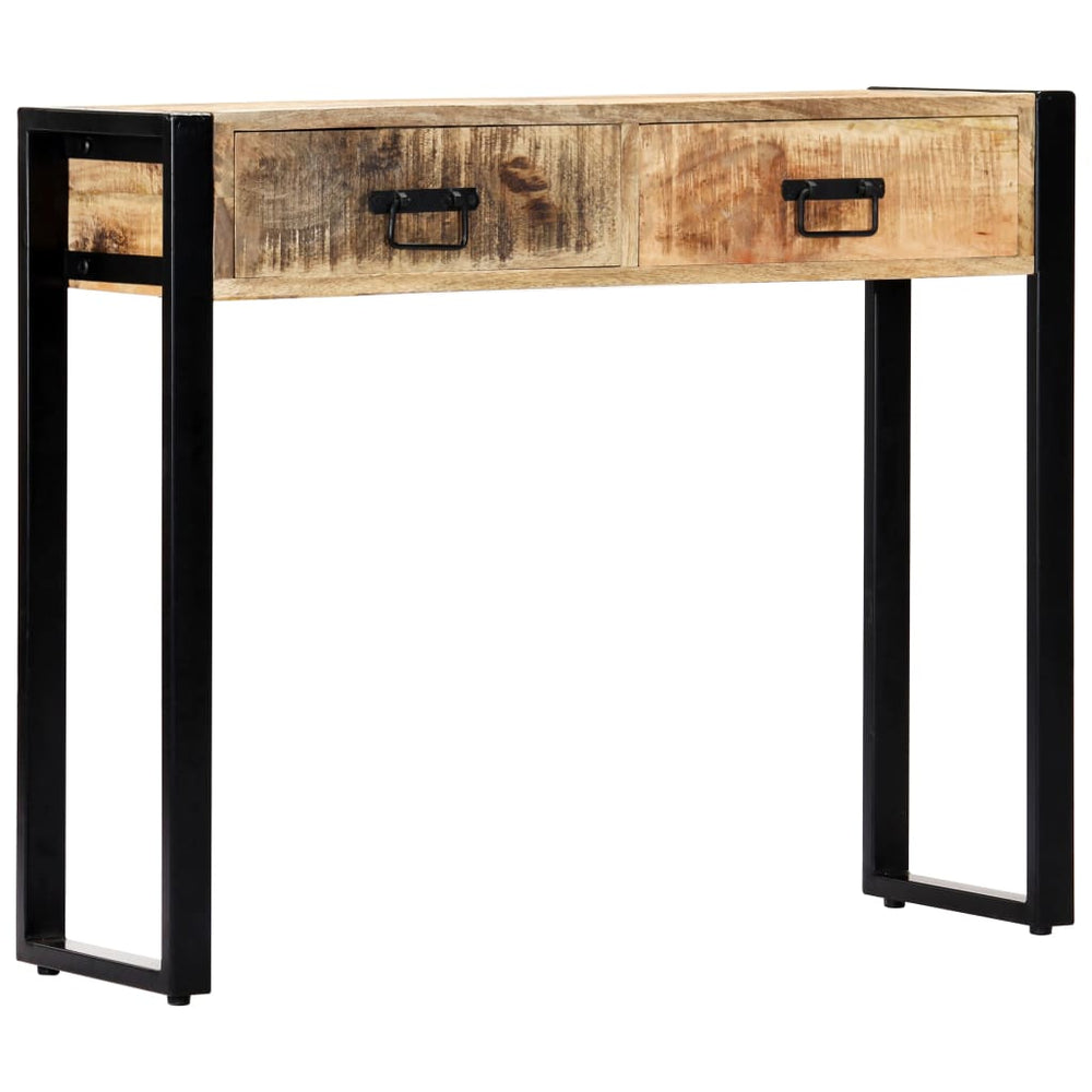 vidaXL Console Table 90 x 30 x 75 cm Solid Mango Wood