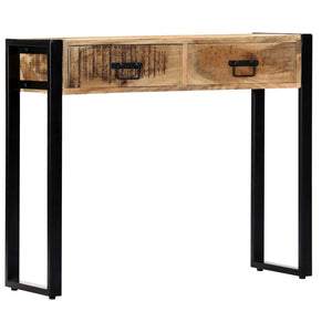 vidaXL Console Table 90 x 30 x 75 cm Solid Mango Wood