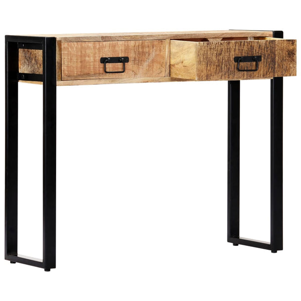 vidaXL Console Table 90 x 30 x 75 cm Solid Mango Wood