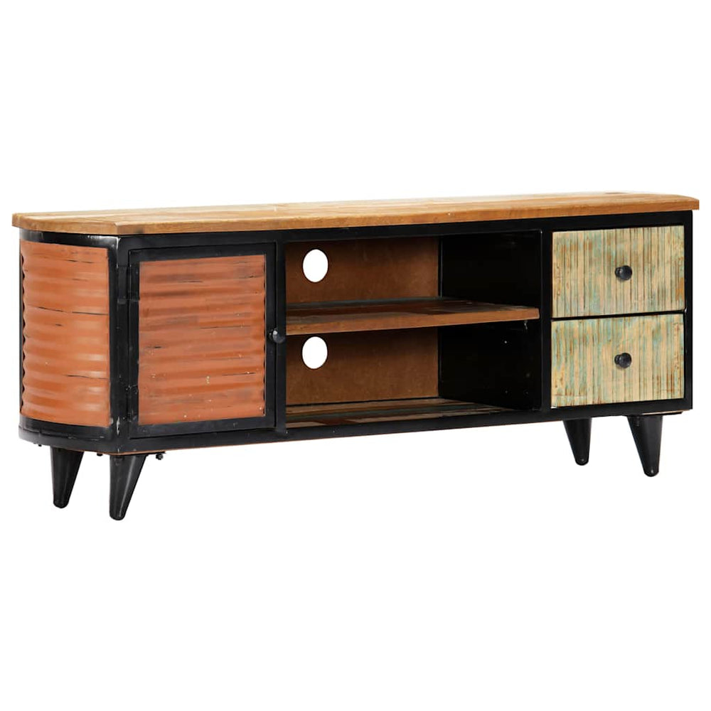 vidaXL TV Cabinet 120x30x45 cm Solid Reclaimed Wood