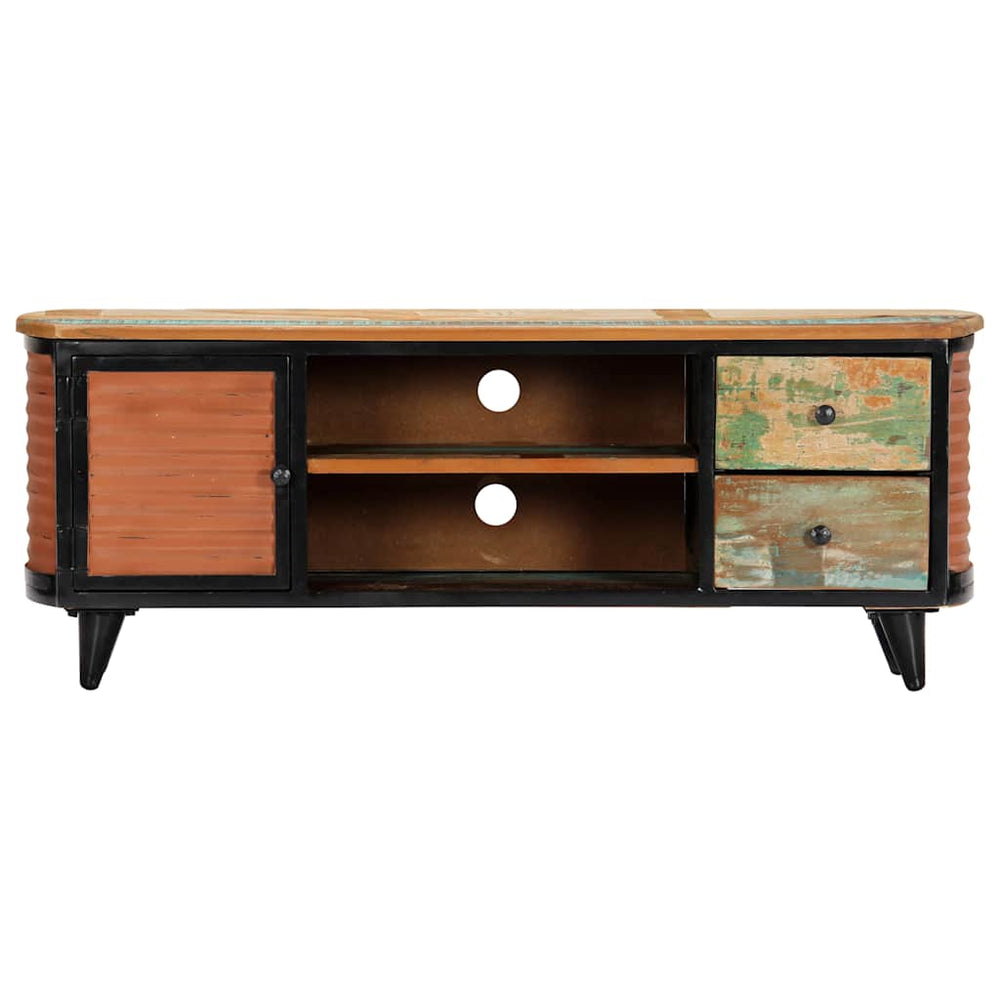 vidaXL TV Cabinet 120x30x45 cm Solid Reclaimed Wood