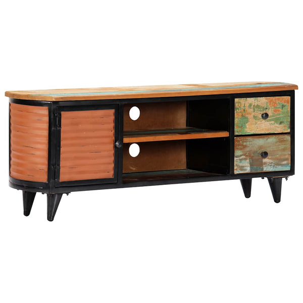 vidaXL TV Cabinet 120x30x45 cm Solid Reclaimed Wood