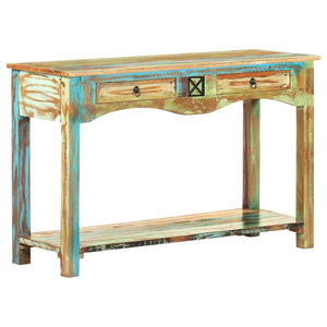vidaXL Console Table 120x40x75 cm Solid Reclaimed Wood