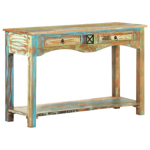 vidaXL Console Table 120x40x75 cm Solid Reclaimed Wood