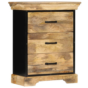 vidaXL Chest of Drawers 60 x 30 x 75 cm Solid Mango Wood