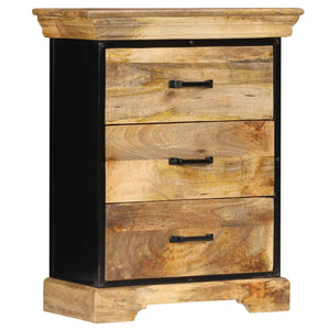 vidaXL Chest of Drawers 60 x 30 x 75 cm Solid Mango Wood