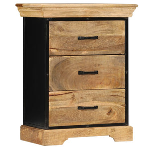 vidaXL Chest of Drawers 60 x 30 x 75 cm Solid Mango Wood
