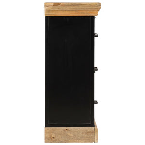 vidaXL Chest of Drawers 60 x 30 x 75 cm Solid Mango Wood
