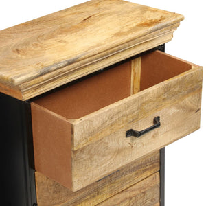 vidaXL Chest of Drawers 60 x 30 x 75 cm Solid Mango Wood